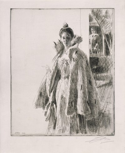 Princess Ingeborg of Sweden I by Anders Zorn