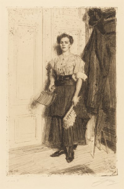 The Cleaning Woman by Anders Zorn