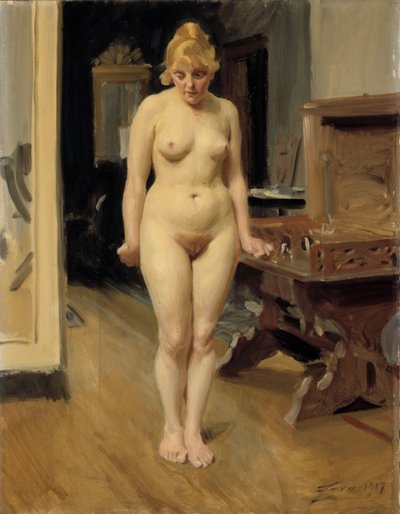 The Shy Model by Anders Zorn