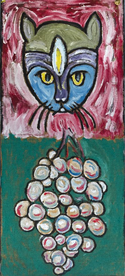 Daily Art: Cat and Grapes by Ando Gilardi