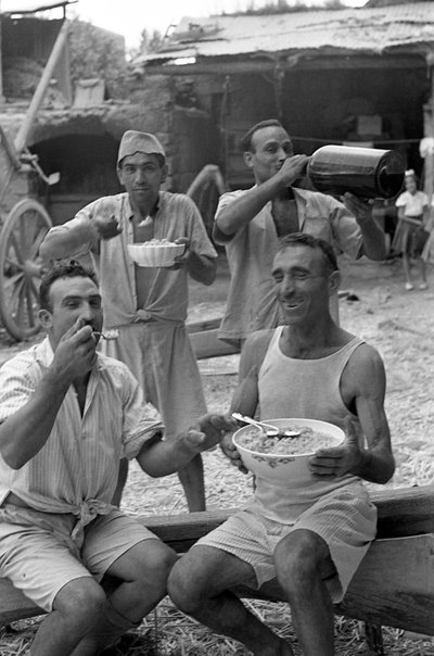 Hemp Processing, Rest Break by Ando Gilardi