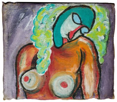 Outrage to Modigliani - Woman Asleep by Ando Gilardi