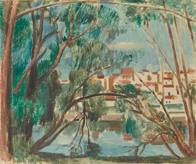 Banks of the Seine at Carrières-sur-Seine by Andre Derain