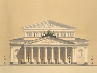 Bolshoi Theatre, Moscow, Russia by Andras Kaldor