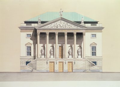 Deutsche Staatsoper, Berlin, Germany 18th century facade by Andras Kaldor