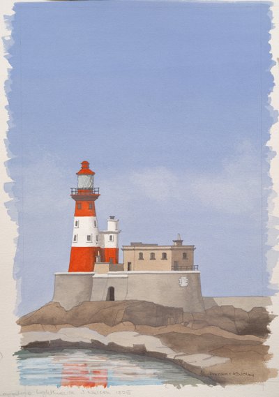 The Longstone Lighthouse, Farne Island by Andras Kaldor