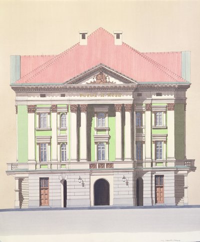 Tyl Theatre, Prague, Czech Republic by Andras Kaldor