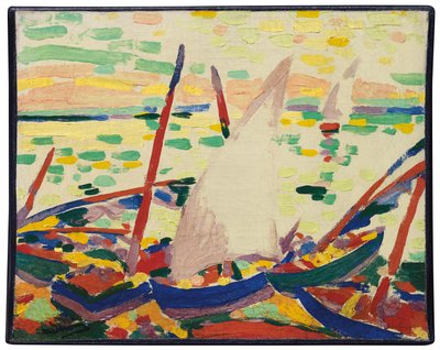 Boats on the Beach at Collioure by Andre Derain