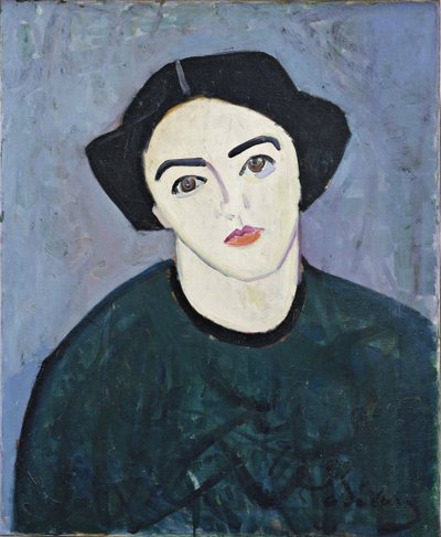 Madame Derain in Green by Andre Derain