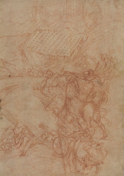 The Battle of Spoleto by Andrea (1539-1614) Vicentino