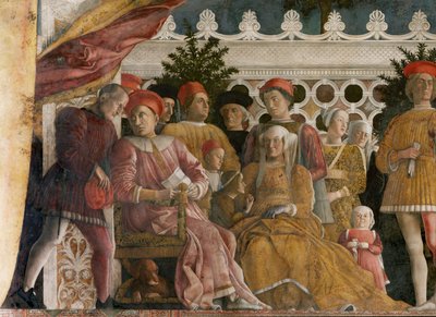 Lodovico Gonzaga and Family with Courtiers by Andrea Mantegna