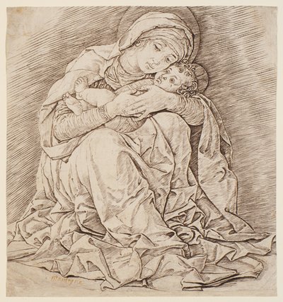 The Virgin and Child by Andrea Mantegna
