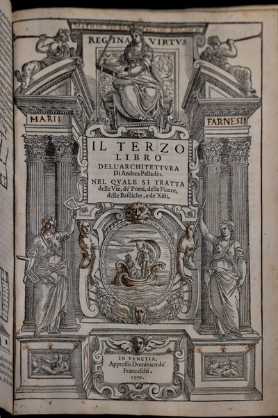 Page of the Third of The Four Volumes on Architecture by Andrea Palladio