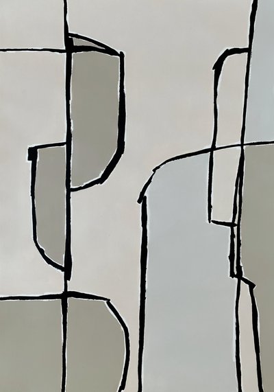 Neutral Abstract Shapes by Andrea Reichhart