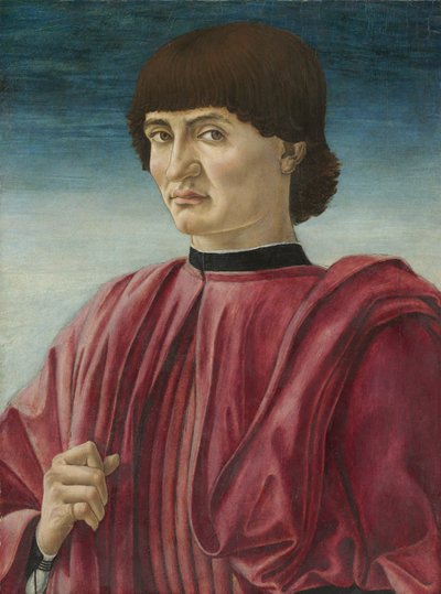 Portrait of a man, c.1450 by Andrea del Castagno