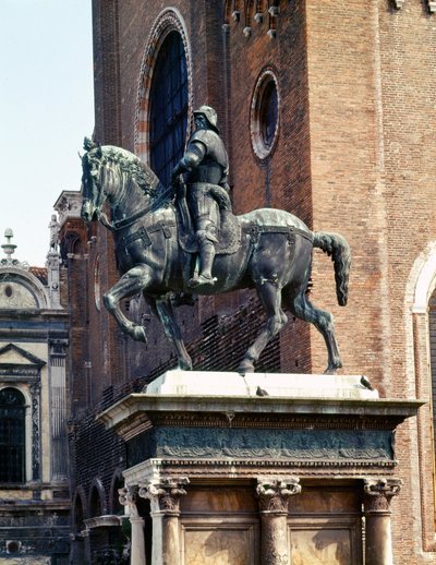 Equestrian Statue of the Condottiere Colleoni by Andrea del Verrocchio by Andrea del Verrocchio