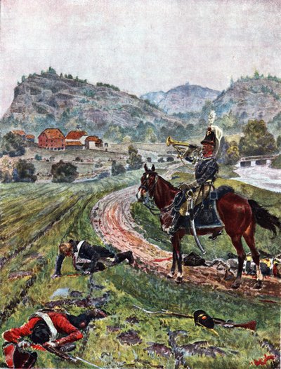 The Battle of Berby 1808 by Andreas Bloch