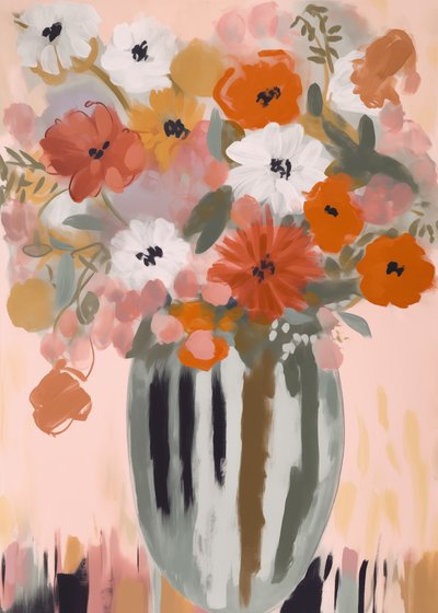 Painterly Flower Bouquet by Andreas Magnusson