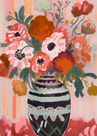 Vibrant Floral Bouquet by Andreas Magnusson