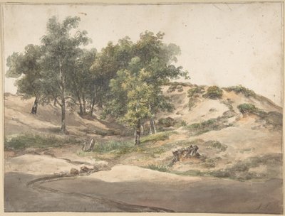 A Wooded Landscape Near Beekhuizen by Andreas Schelfhout