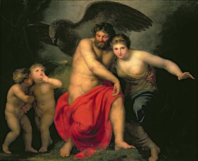 Zeus and Hera on Mount Ida, 1775 by Andreas or Andries Lens