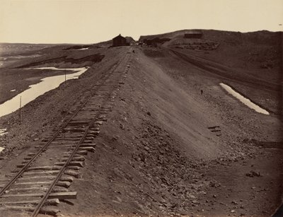 Plate 2. Granite Canyon, from the Water Tank, 1869 by Andrew Joseph Russell