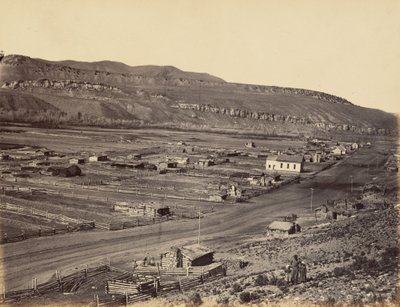 Plate 36. Coalville, Weber Valley, 1869 by Andrew Joseph Russell
