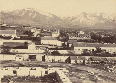 Plate 45. Salt Lake City, from the Top of the Tabernacle, 1869 by Andrew Joseph Russell
