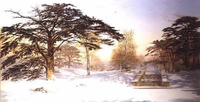 Untrodden Snow within Three Miles of Charing Cross; Holland Park by Andrew MacCallum