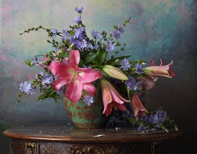 Still Life with Flowers by Andrey Morozov