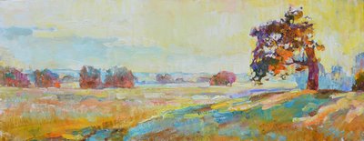 Golden Field Tree by Andrii Kutsachenko