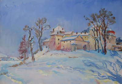 Sunny Winter Castle by Andrii Kutsachenko