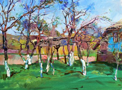 Vibrant Spring Garden by Andrii Kutsachenko