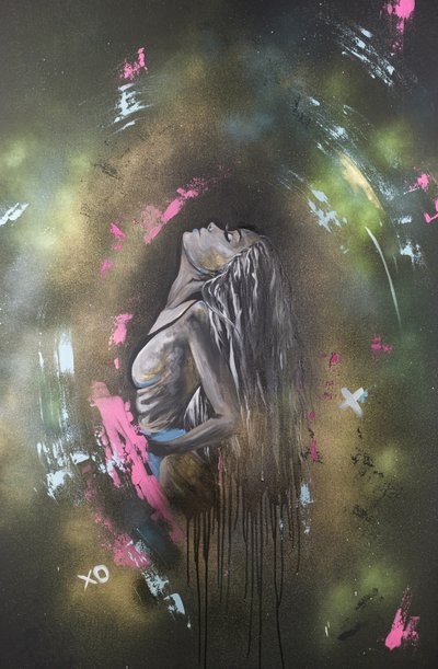 Soulful Woman Expression by Anete Purina-Purite