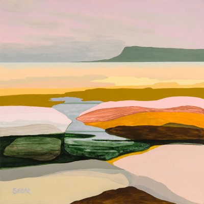 Serene Abstract Landscape by Angela Seear