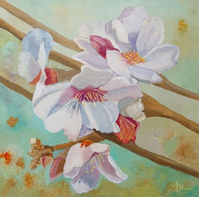 Delicate Spring Blossoms by Angeles M. Pomata