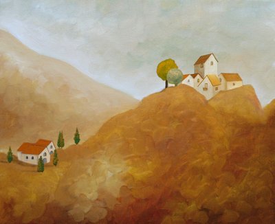 Hillside Village Charm by Angeles M. Pomata