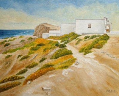 Mediterranean Coastal Landscape by Angeles M. Pomata