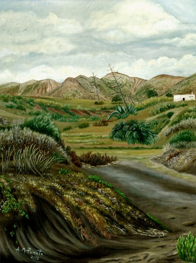 Peaceful Desert Valley by Angeles M. Pomata