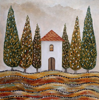 Tuscan Cypress House by Angeles M. Pomata