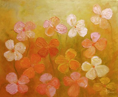 Vibrant Floral Blooms by Angeles M. Pomata