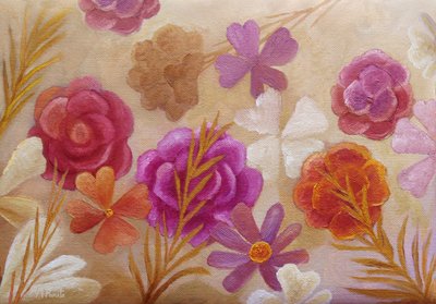 Whimsical Floral Garden by Angeles M. Pomata