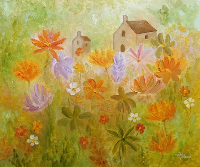 Whimsical Flower Garden by Angeles M. Pomata