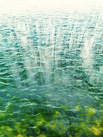 Abstract Water Reflections by Angelo Cerantola