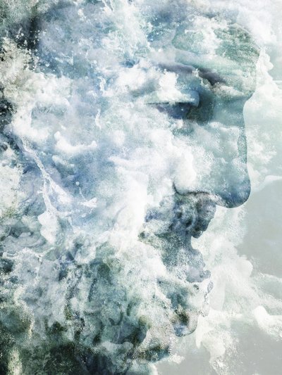 Ocean God Face by Angelo Cerantola