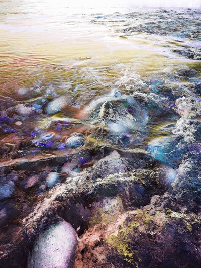 Vibrant River Flow by Angelo Cerantola