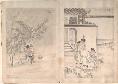 Twenty-four Paragons of Filial Piety by Anglo-Chinese School