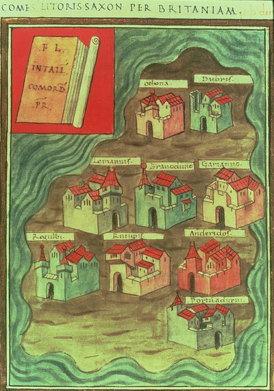 Anglo-Saxon Map, c.950 AD by Anglo-Saxon Anglo-Saxon