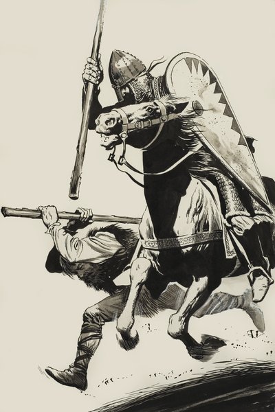 Chased by a Norman by Angus McBride
