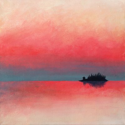 Serene Island Sunset by Ania Witwitzka